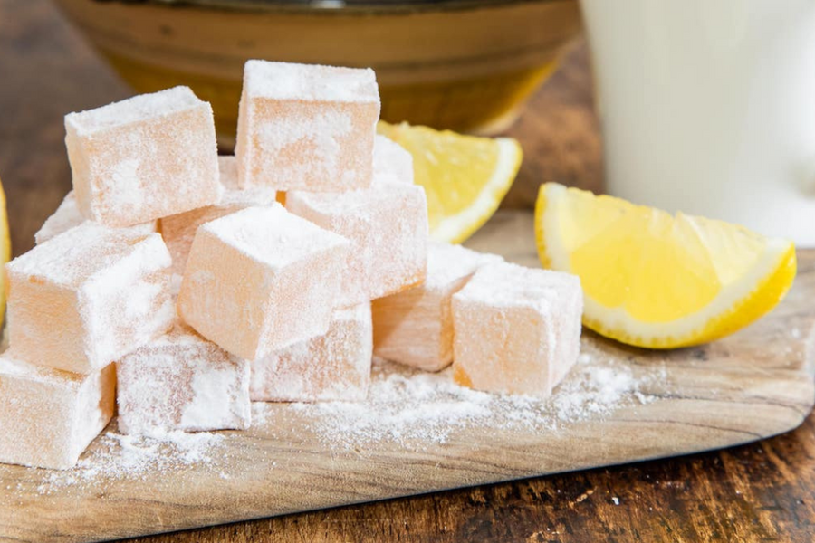 lemon turkish delight