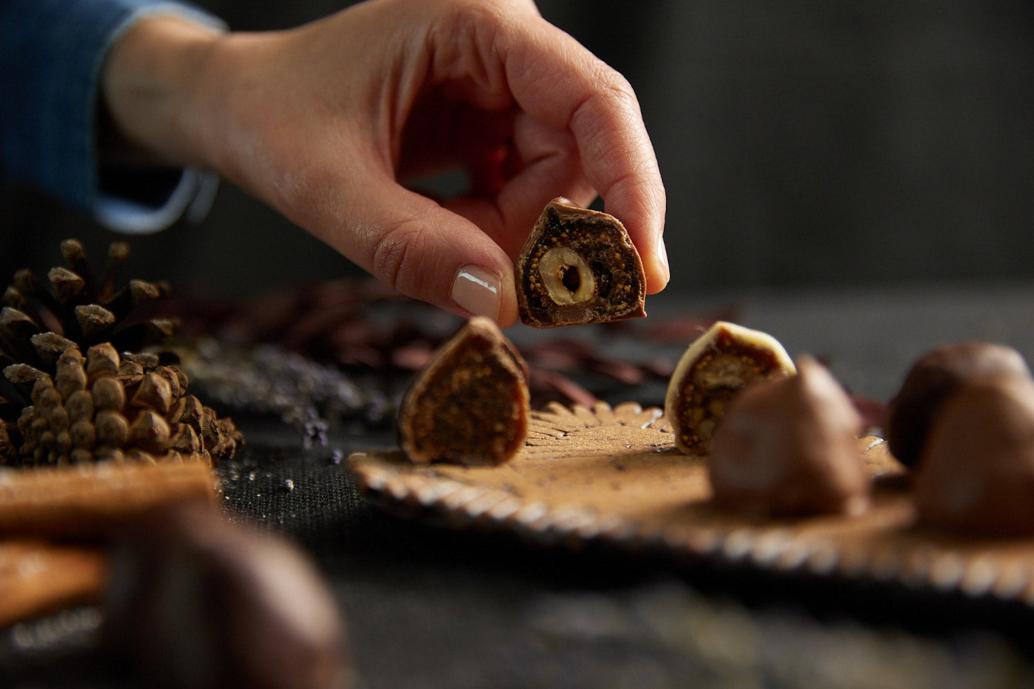 chocolate figs
