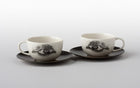 Handmade Porcelain Turkish Coffee Cups