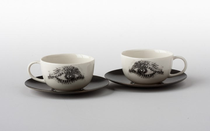 Handmade Porcelain Turkish Coffee Cups